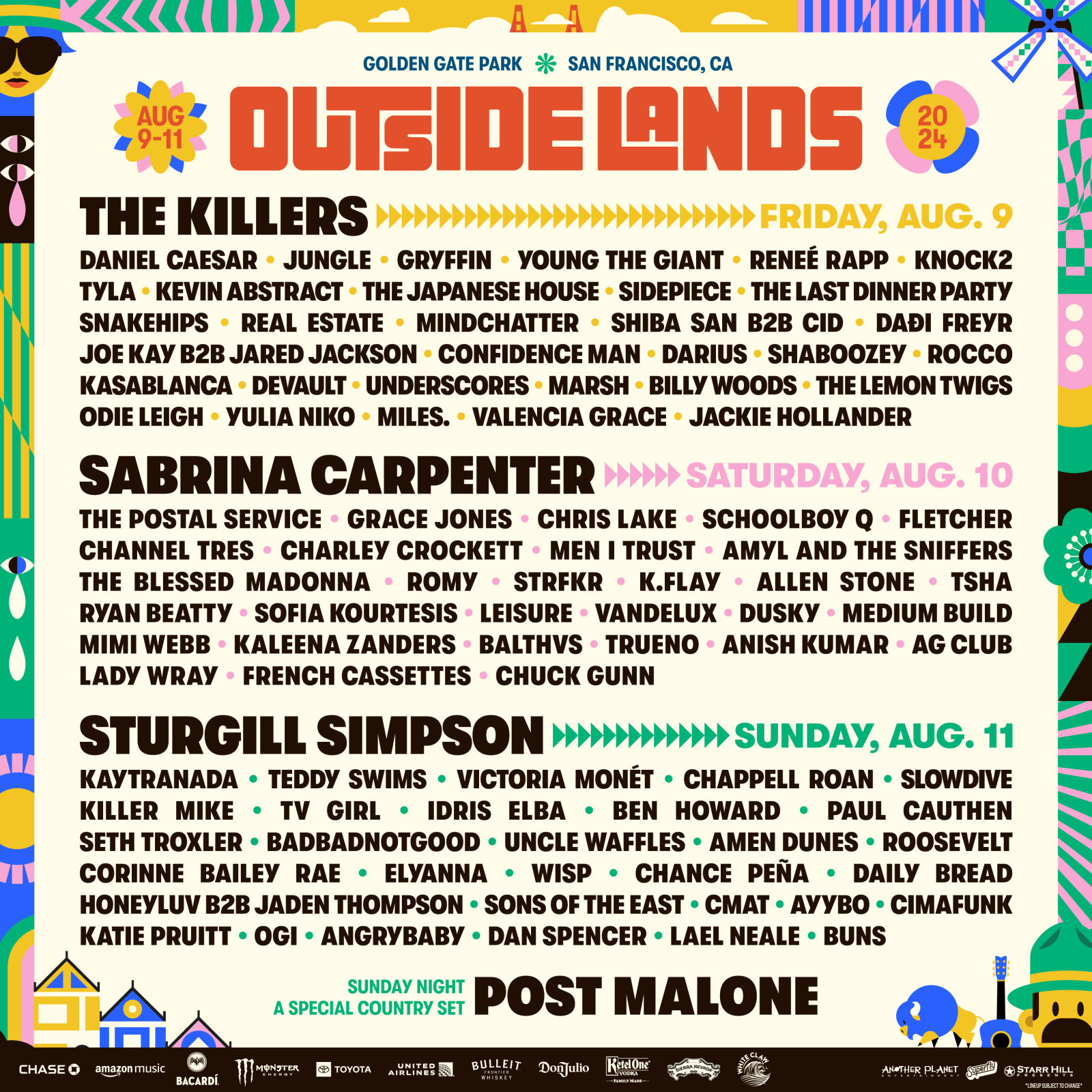  Inside Scoop: Unveiling the Outside Lands Music Festival Lineup 2026! Illustration 